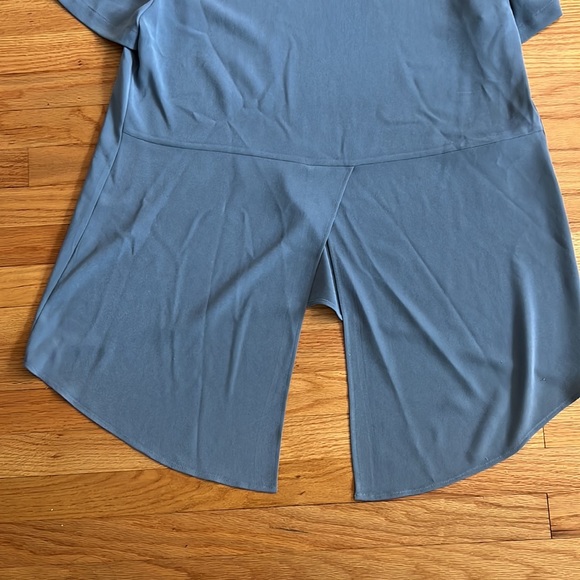 BCBG Nalia Light Blue Blouse - Picture 9 of 11